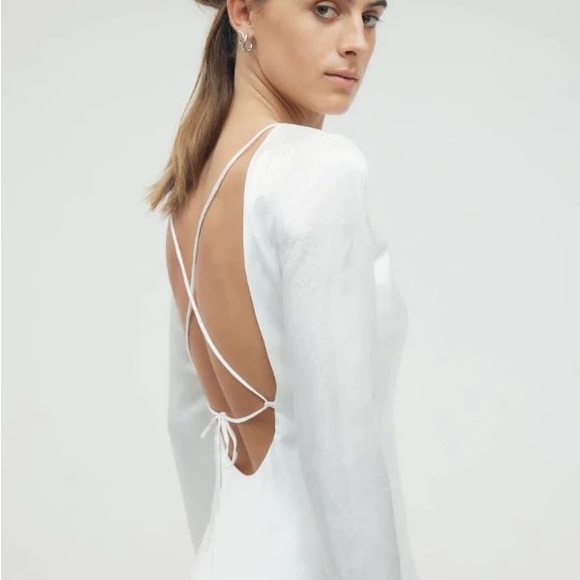 Third Form Crush Tie Back Maxi | Off White - Picture 2 of 5